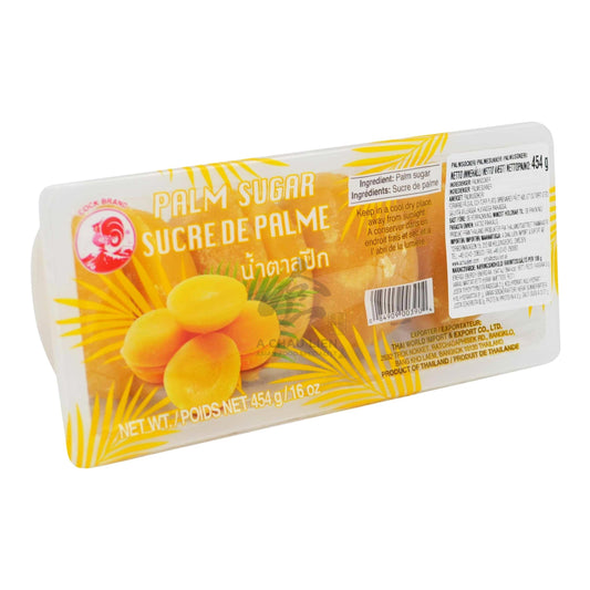 PALM SUGAR SLICE IN PLASTIC TRAY 24 x 454g COCK BRAND