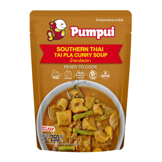 POUR OVER SAUCE SOUTHERN THAI TAI PLA CURRY (6PCS X 250G) 6 x 1.5kg PUMPUI