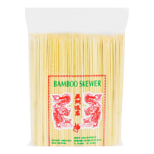 BAMBOO SKEWER (1000PCS X 3MM X 200MM) 20 x 1kg TWIN DRAGON
