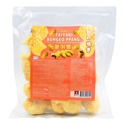 FROZEN MINI TAIYAKI BUNGEOPPANG RED BEAN 30 x 250g K FOOD