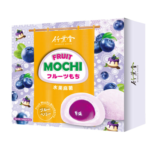 FRUIT MOCHI BLUEBERRY 36 x 140g BAMBOO HOUSE