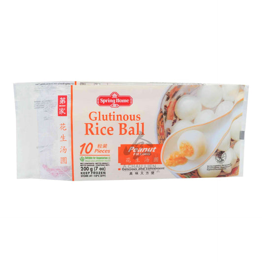GLUTINOUS RICE BALL PEANUT FILLING 24 x 200g SPRING HOME