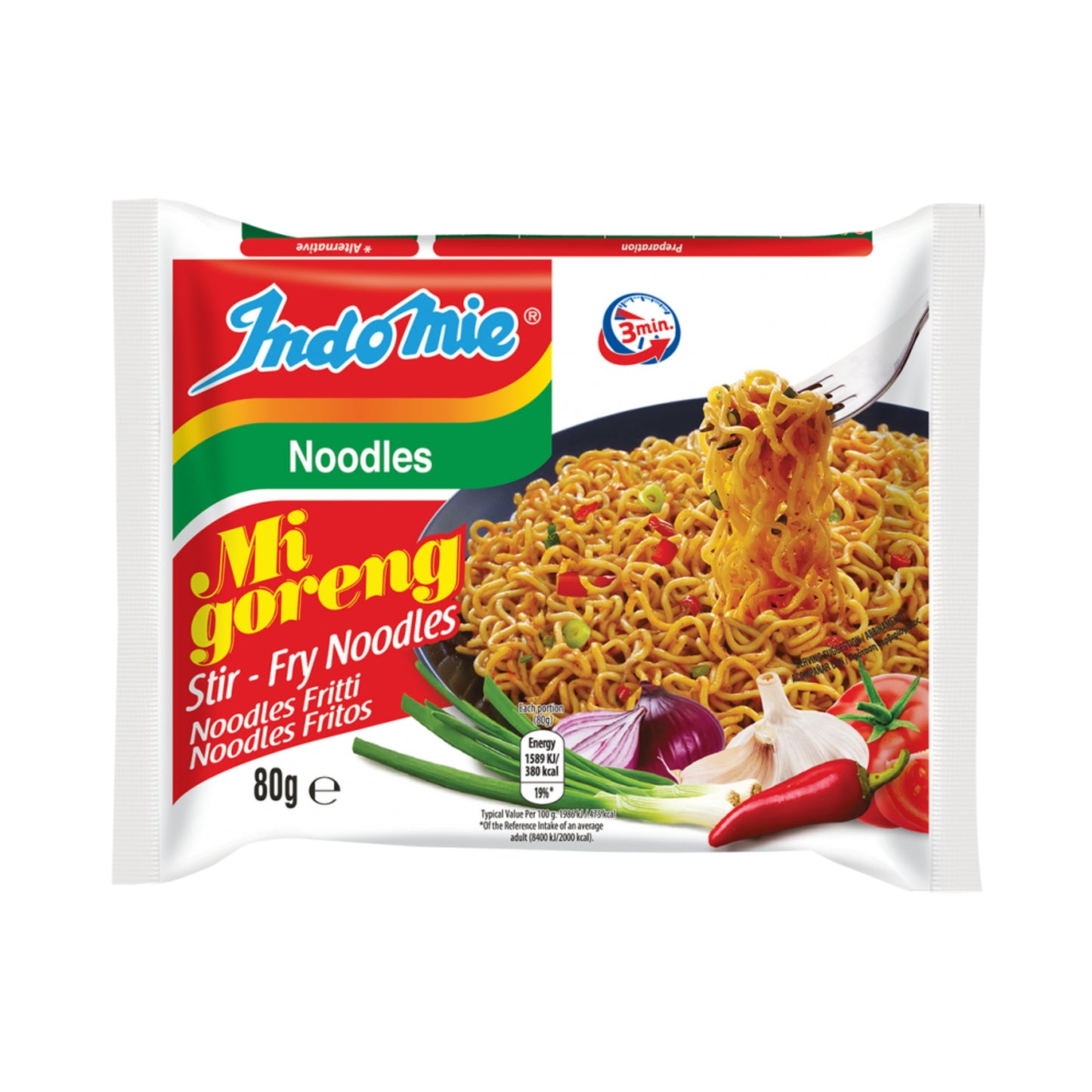 MI GORENG FRIED NOODLES 40 x 80g INDOMIE