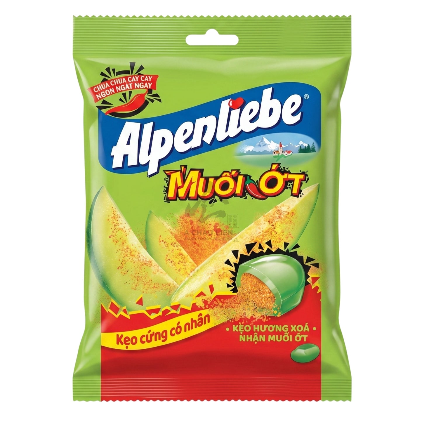 GREEN MANGO WITH CHILI SALT CANDY 45 x 84.1g ALPENLIEBE