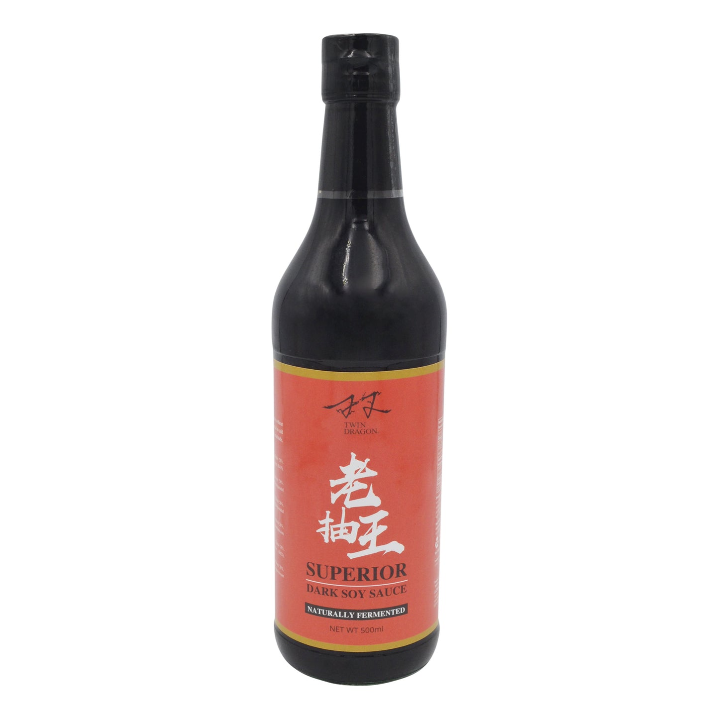 SUPERIOR DARK SOY SAUCE 12 x 500ml TWIN DRAGON