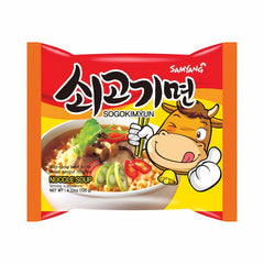 SOGOKIMYUN HOT BEEF NOODLES 20 x 120g SAMYANG