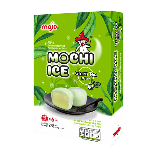 MOCHI ICE MATCHA GREEN TEA (6PCS X 38G) 12 x 228g MOJO