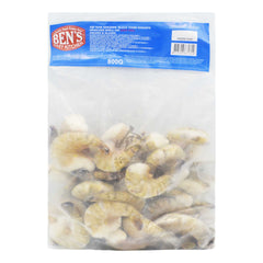 BLACK TIGER SHRIMP 16-20 HLSO EZP 20% 10 x 1kg BEN'S EASY KITCHEN BML