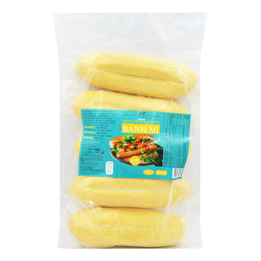 FROZEN VIETNAMESE BAGUETTE BANH MI (5PCS X 80G) 8 x 400g TWIN DRAGON