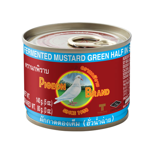 PICKLED MUSTARD GREEN IN SOY SAUCE 48 x 140g PIGEON