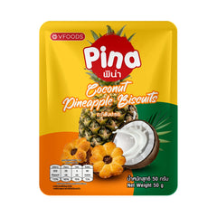 COCONUT BISCUIT WITH PINEAPPLE JAM 24 x 50g PINA