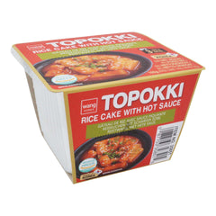 TOPOKKI RICE CAKE WITH HOT SAUCE 12 x 160g WANG