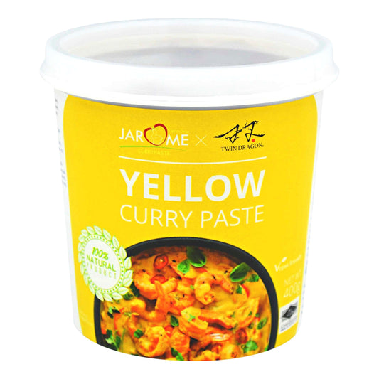 YELLOW CURRY PASTE 12 x 400g JAROME x TWIN DRAGON