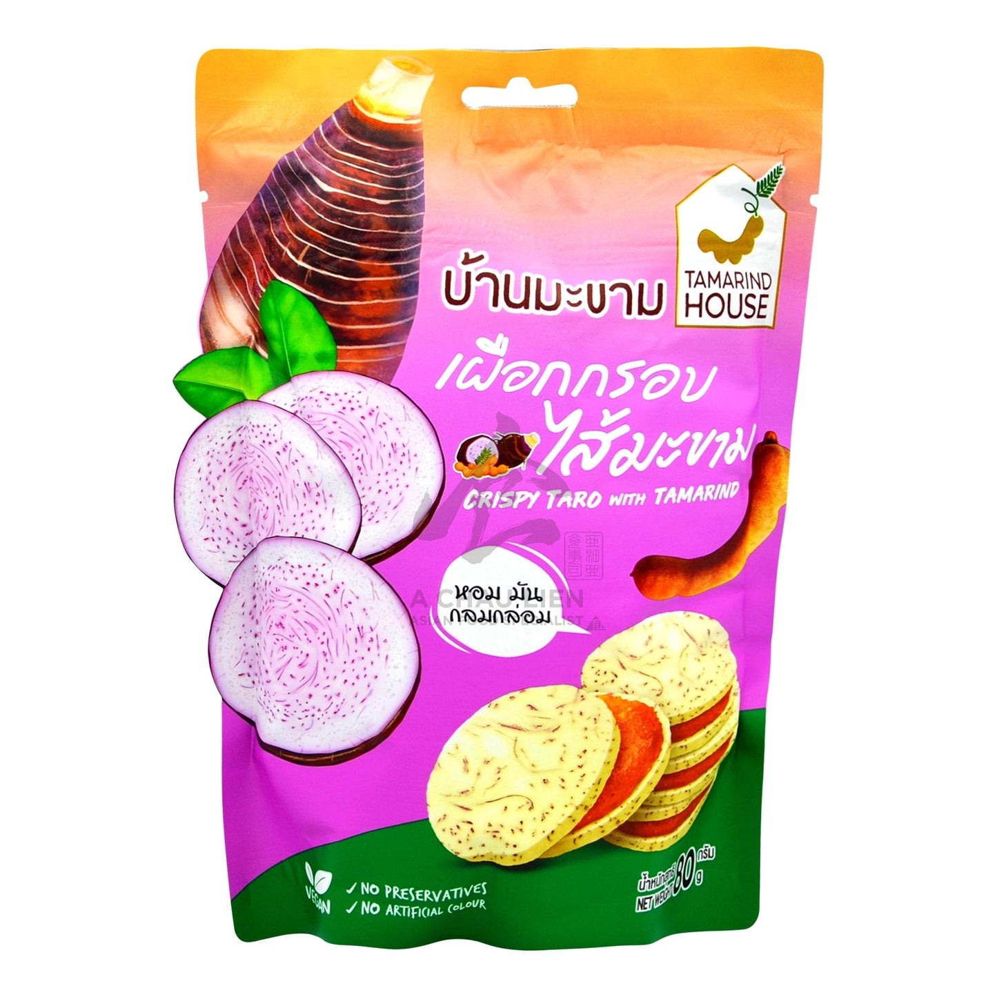 CRISPY TARO WITH TAMARIND 40 x 80g TAMARIND HOUSE