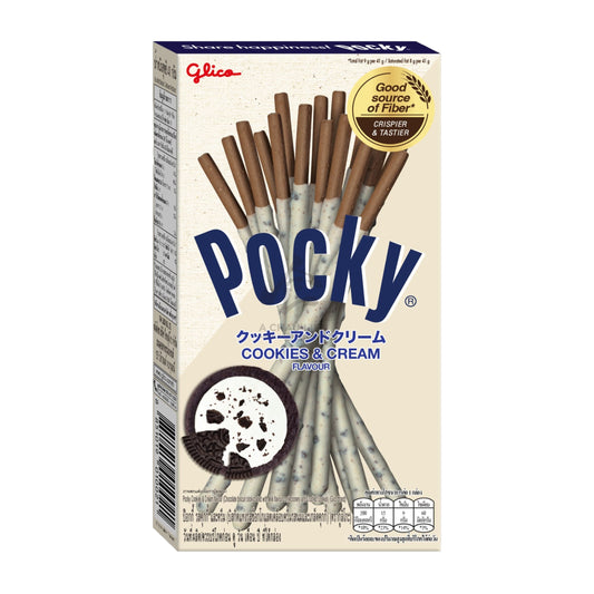 POCKY BISCUIT STICK COOKIES & CREAM (10PCS X 45G) 12 x 450g GLICO