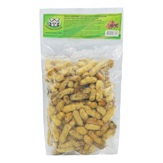 FROZEN COOKED PEANUTS 12 x 500g DOUBLE PANDA