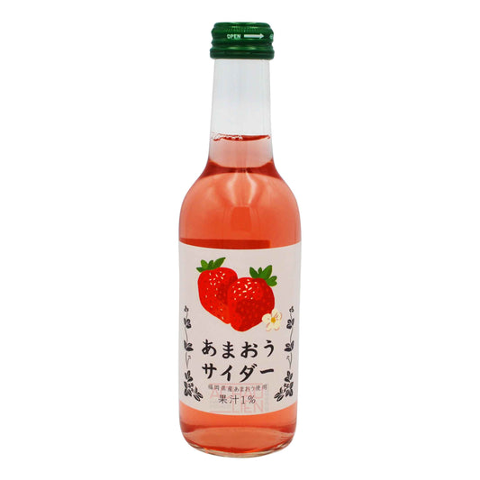 AMAOU (STRAWBERRY) FLAVOR RAMUNE 24 x 245ml TOMOMASU