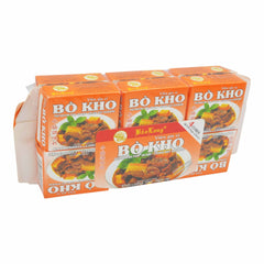 STEWED BEEF BO KHO SOUP SEASONING (75G X 12PCS) 12 x 900g BAO LONG