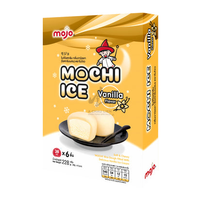 MOCHI ICE VANILLA (6PCS X 38G) 12 x 228g MOJO