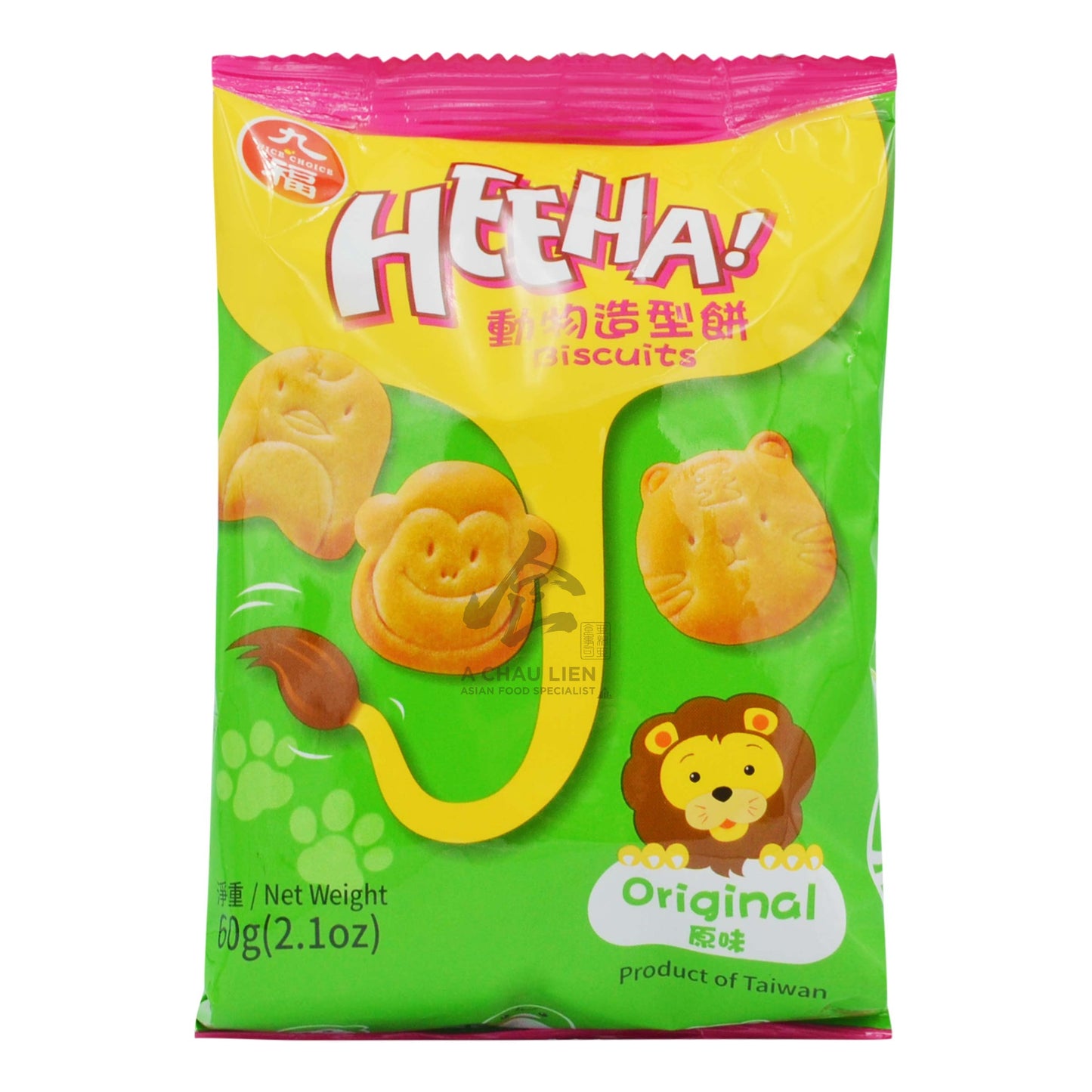 HEEHA ANIMAL SHAPE BISCUITS ORIGINAL 12 x 60g