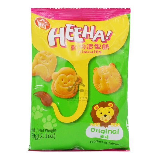 HEEHA ANIMAL SHAPE BISCUITS ORIGINAL 12 x 60g