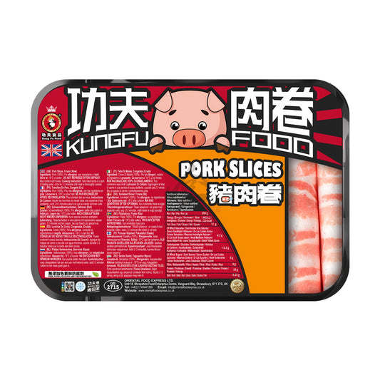 PORK SLICES 20 x 400g KUNG FU FOOD