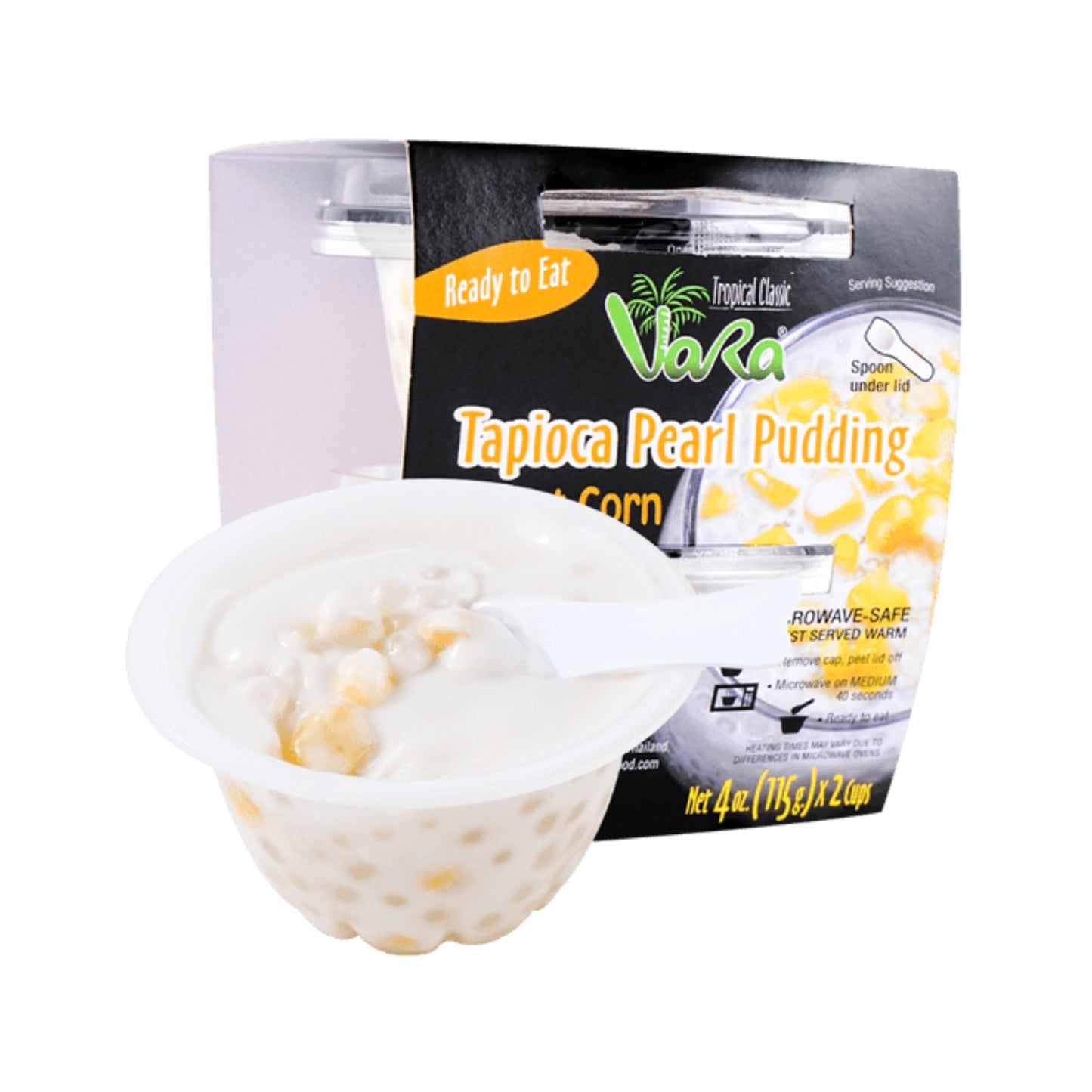 TAPIOCA PEARL PUDDING SWEET CORN (2PCS X 115G) 12 x 230g VARA