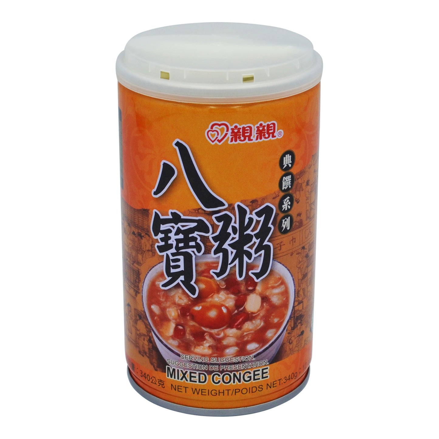 MIXED CONGEE 24 x 340g CHIN CHIN