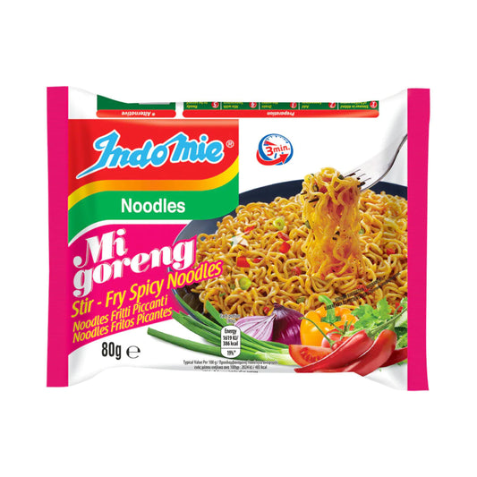 MI GORENG STIR-FRY SPICY NOODLES 40 x 80g INDOMIE
