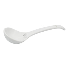 WHITE PORCELAIN SOUP SPOON ROUND
