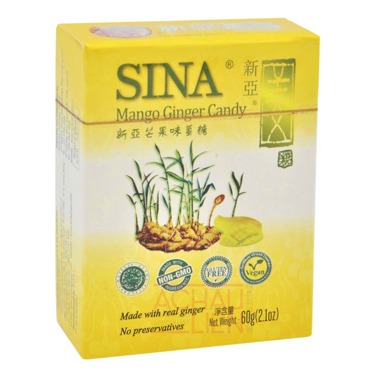 MANGO GINGER CANDY (12PCS X 56G) 20 x 672g SINA