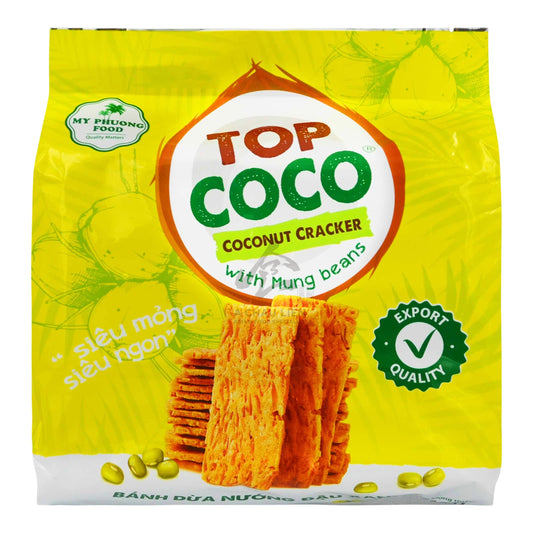 COCONUT CRACKER WITH MUNG BEANS 30 x 150g TOPCOCO
