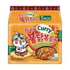 BULDAK HOT CHICKEN FLAVOR RAMEN CURRY (5PCS X 140G) 8 x 700g SAMYANG