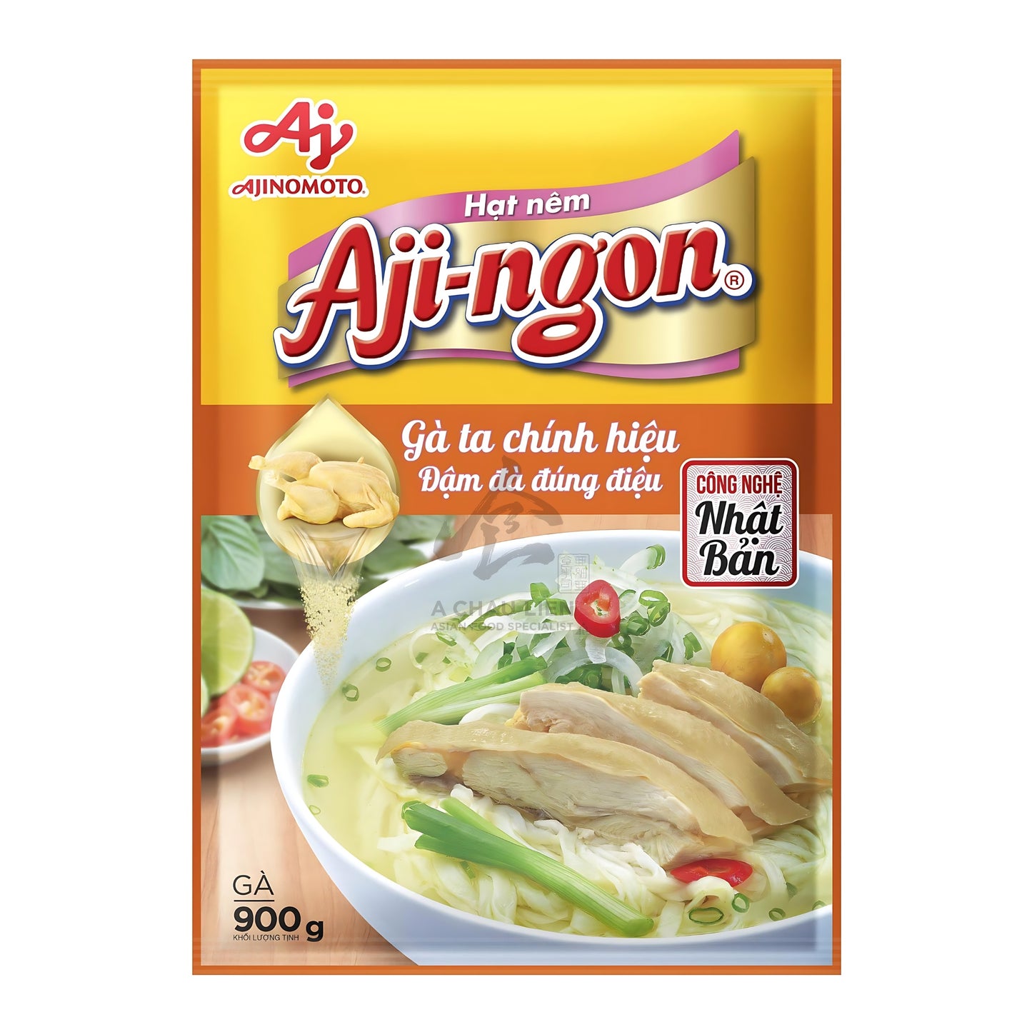 AJI-NGON CHICKEN SEASONING POWDER 12 x 900g AJINOMOTO