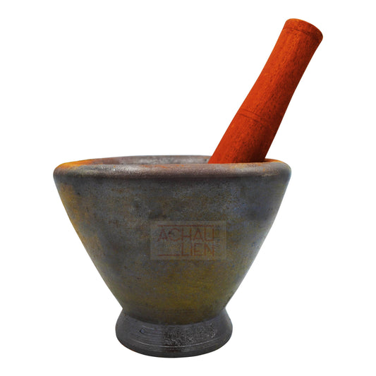CLAY MORTAR & PESTLE NO. 7 (4 SETS) BANN THAI