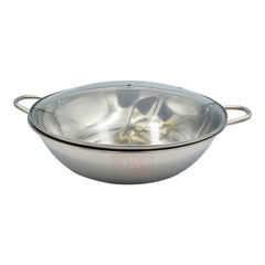 HOT POT SET STAINLESS STEEL 34CM  x  SENIOR KITCHEN LIFESTYLE