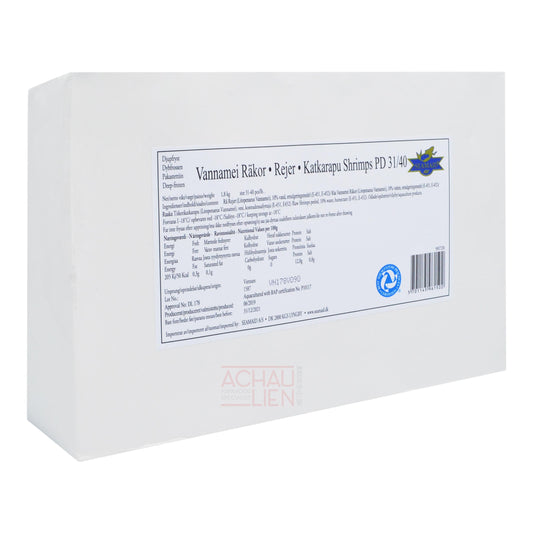 VANNAMEI SHRIMP 31-40 HLPDTO 6 x 1.8 kg SEAMAID