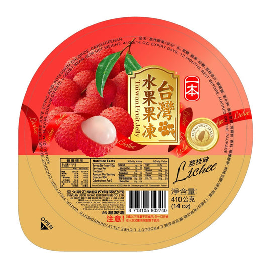GIANT FRUIT JELLY LYCHEE 12 x 410g E-BEN