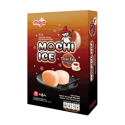 MOCHI ICE THAI TEA (6PCS X 38G) 12 x 228g MOJO