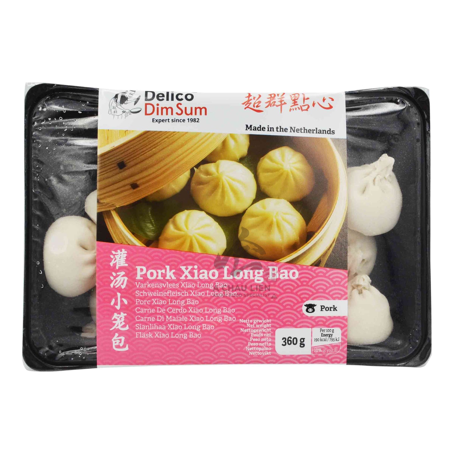 FROZEN PORK XIAO LONG BAO (12PCS) 20 x 360g DELICO DIM SUM
