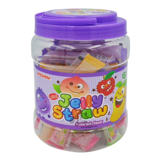 MINI JELLY STRAWS ASSORTED FLAVOR 6 x 800g SPESHOW