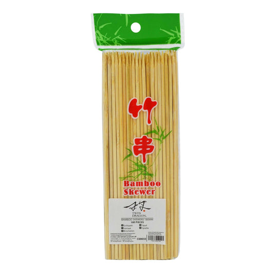 BAMBOO SKEWERS 180MM 200 x 180mm TWIN DRAGON