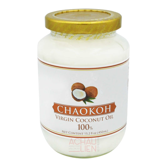 VIRGIN COCONUT OIL 12 x 450ml CHAOKOH