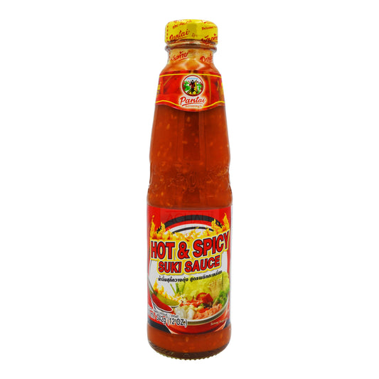 HOT & SPICY SUKI SAUCE 12 x 300ml PANTAINORASINGH