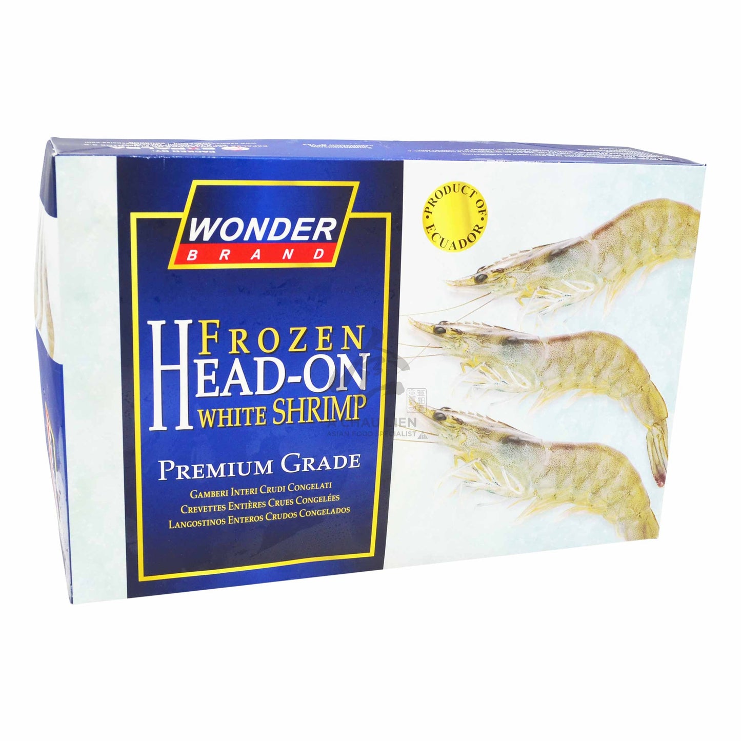 VANNAMEI SHRIMPS 30-40 HOSOTO 6 x 2kg WONDER BRAND