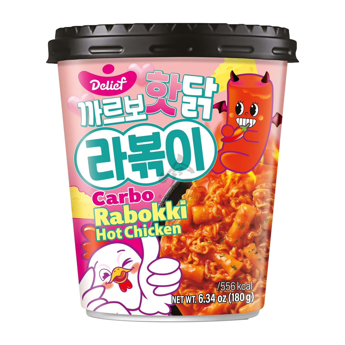 RABOKKI CARBO HOT CHICKEN 18 x 165g DELIEF