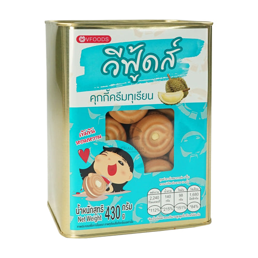 COOKIE WITH DURIAN CREAM 12 x 430g V-FOODS
