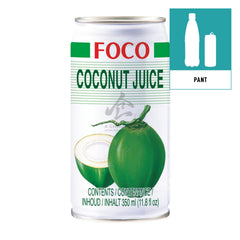 COCONUT JUICE 24 x 350ml FOCO W/〈PANT〉