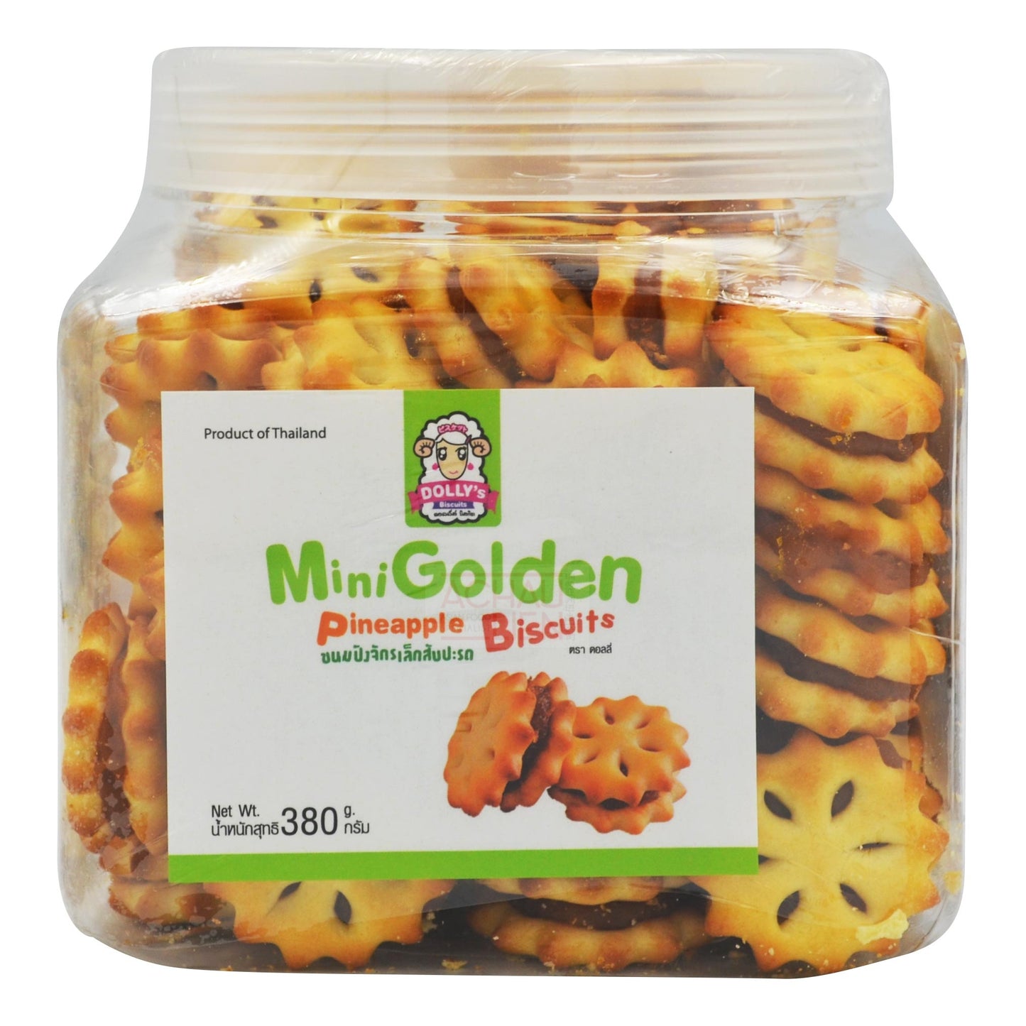 MINI GOLDEN PINEAPPLE BISCUIT 12 x 380g DOLLY'S