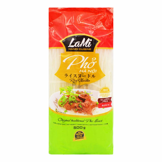 PREMIUM RICE NOODLES PHO MEDIUM 4MM 20 x 500g LAMI